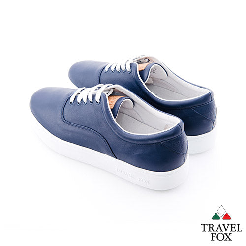 MEN'S LOW-CUT - NAPPA LEATHER BLUE
