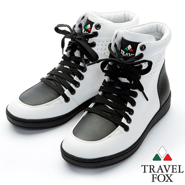 WOMEN'S 900 SERIES - TWO-TONE WHITE & BLACK NAPPA LEATHER