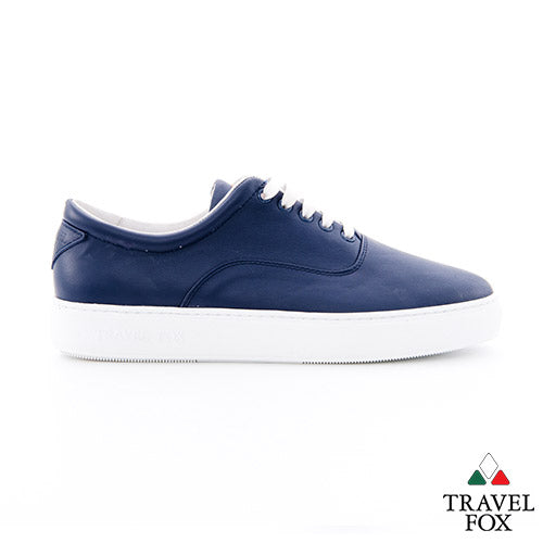 MEN'S LOW-CUT - NAPPA LEATHER BLUE