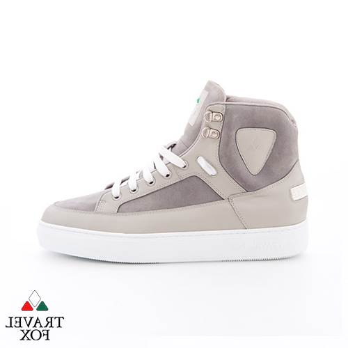 MEN'S LEATHER & SUEDE MIDS - GREY