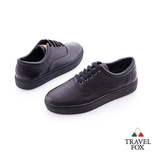 MEN'S LOW-CUT - NAPPA LEATHER BLACK