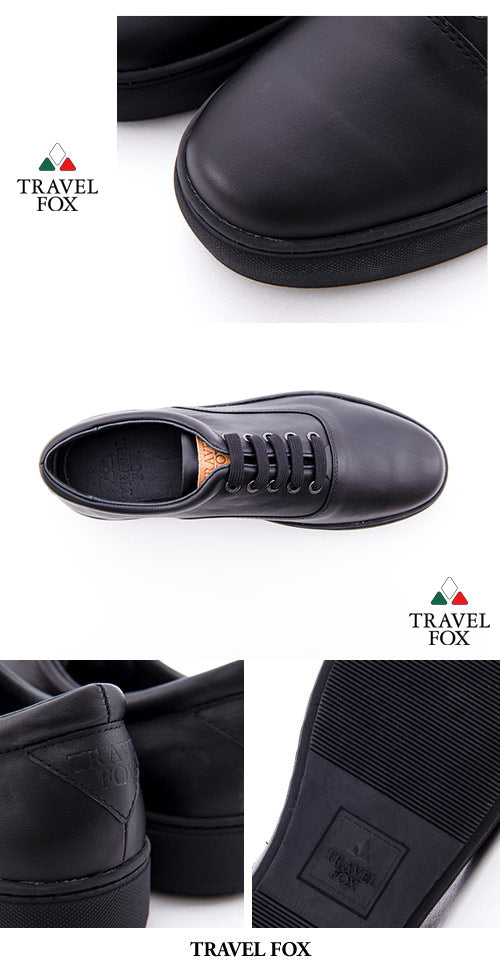 MEN'S LOW-CUT - NAPPA LEATHER BLACK