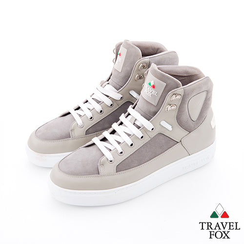 MEN'S LEATHER & SUEDE MIDS - GREY