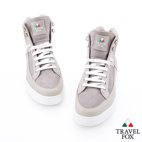 MEN'S LEATHER & SUEDE MIDS - GREY