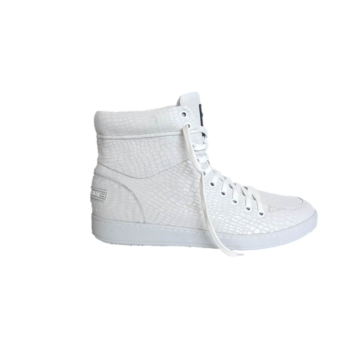 MEN'S 900 SERIES - EMBOSSED SNAKE PRINT WHITE