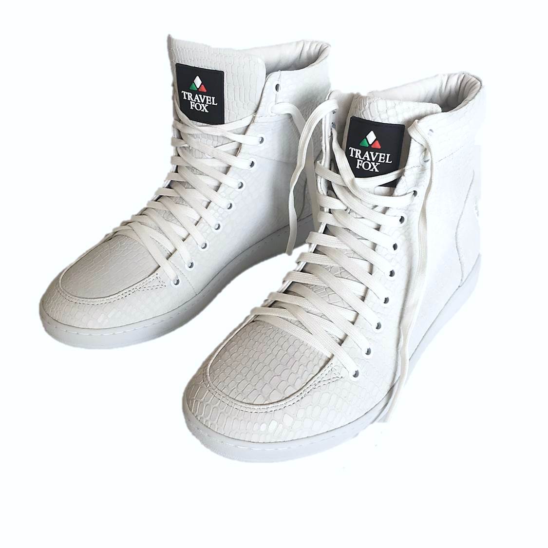 MEN'S 900 SERIES - EMBOSSED SNAKE PRINT WHITE