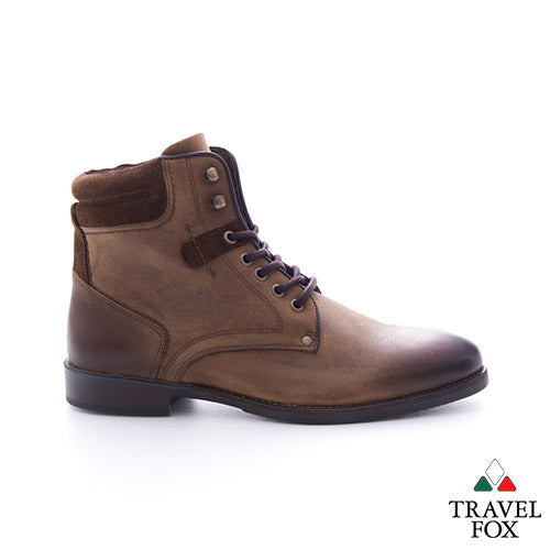 MEN'S SELECT LACE-UP DRESS BOOTS - CAMEL