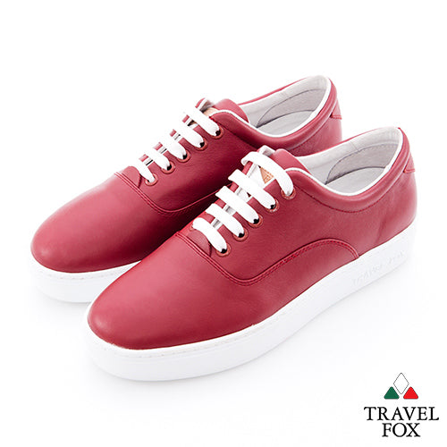 MEN'S LOW-CUT - NAPPA LEATHER RED