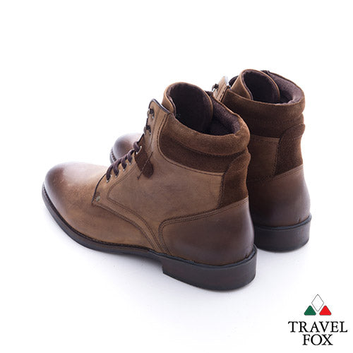 MEN'S SELECT LACE-UP DRESS BOOTS - CAMEL