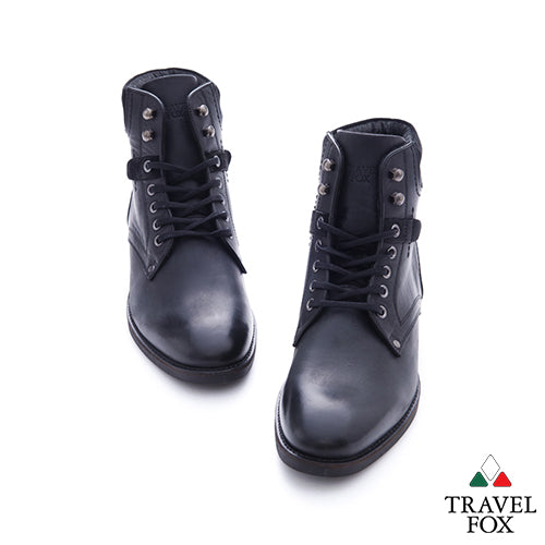 MEN'S SELECT LACE-UP DRESS BOOTS - BLACK