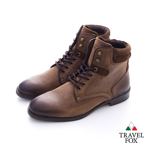 MEN'S SELECT LACE-UP DRESS BOOTS - CAMEL