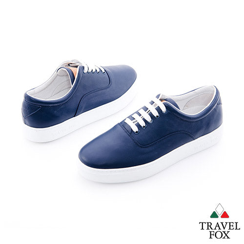MEN'S LOW-CUT - NAPPA LEATHER BLUE