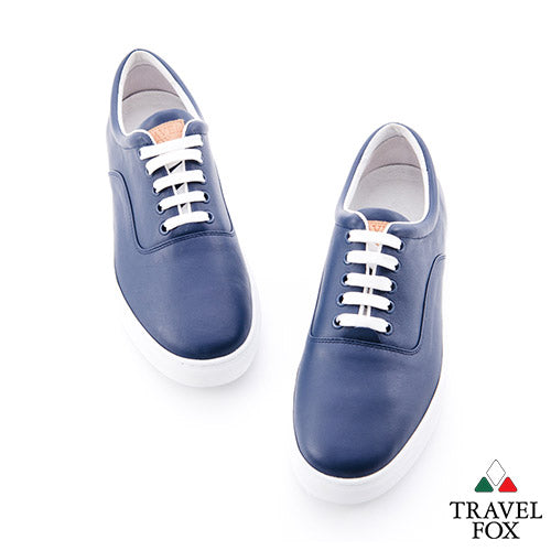 MEN'S LOW-CUT - NAPPA LEATHER BLUE