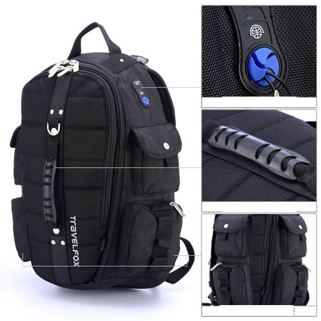 DUFFEL MULTI-CARRY BACKPACK - BLACK