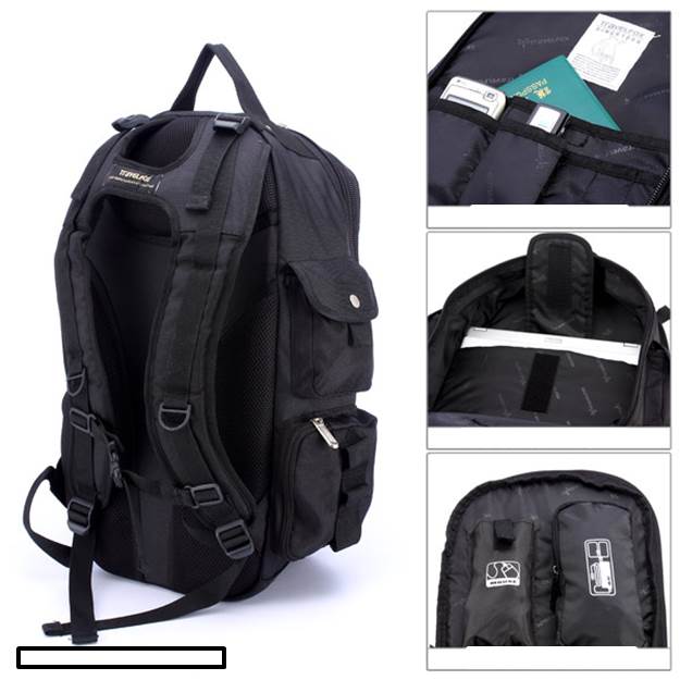DUFFEL MULTI-CARRY BACKPACK - BLACK