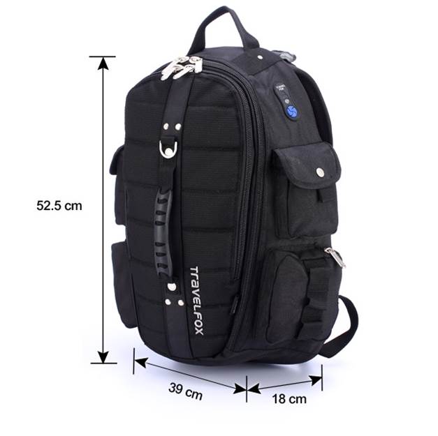 DUFFEL MULTI-CARRY BACKPACK - BLACK