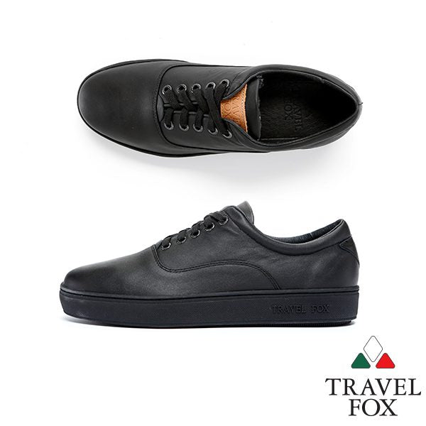 MEN'S LOW-CUT - NAPPA LEATHER BLACK