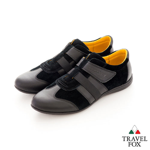 MEN'S SELECT VELCRO STRAP CASUAL OXFORD - BLACK
