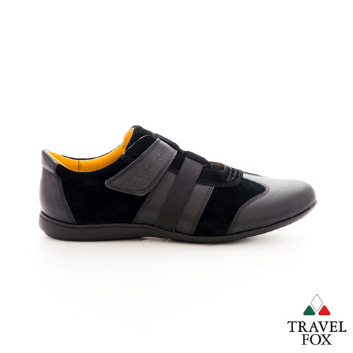 MEN'S SELECT VELCRO STRAP CASUAL OXFORD - BLACK