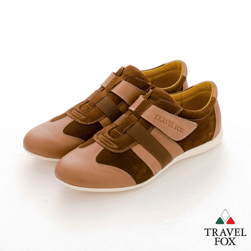 MEN'S SELECT VELCRO STRAP CASUAL OXFORD - BROWN