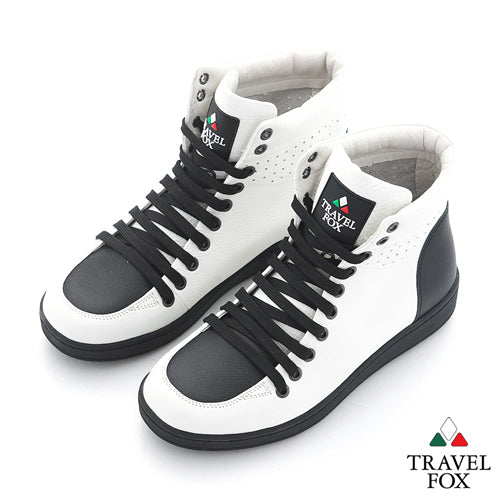 MEN'S 900 SERIES - TWO-TONE WHITE & BLACK NAPPA LEATHER
