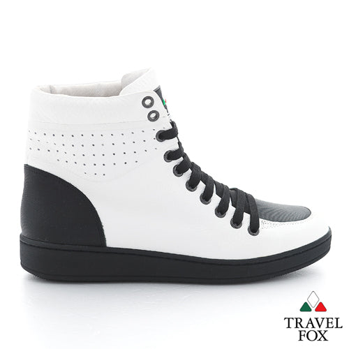 MEN'S 900 SERIES - TWO-TONE WHITE & BLACK NAPPA LEATHER