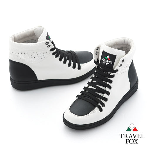 MEN'S 900 SERIES - TWO-TONE WHITE & BLACK NAPPA LEATHER