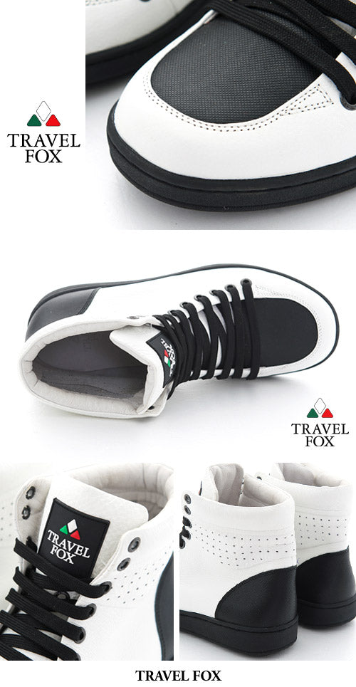 MEN'S 900 SERIES - TWO-TONE WHITE & BLACK NAPPA LEATHER