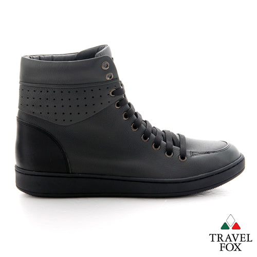 MEN'S 900 SERIES - TWO-TONE GREY & BLACK NAPPA LEATHER