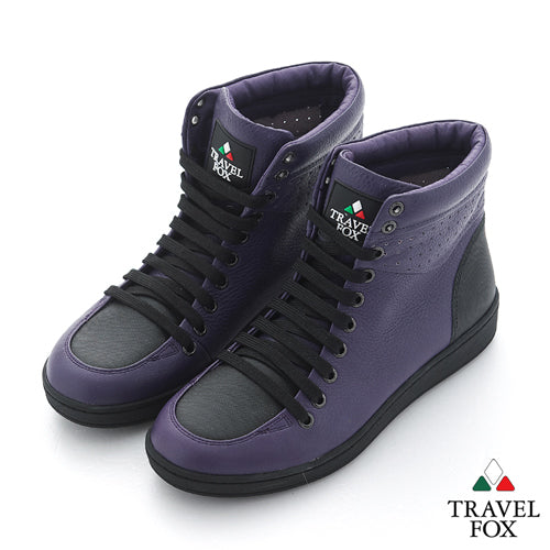 WOMEN'S 900 SERIES - TWO-TONE PURPLE & BLACK NAPPA LEATHER