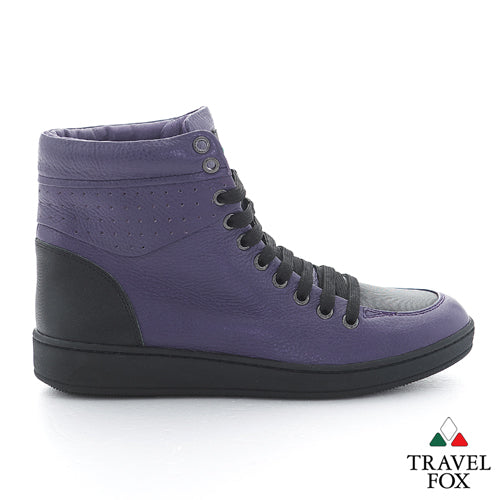 WOMEN'S 900 SERIES - TWO-TONE PURPLE & BLACK NAPPA LEATHER