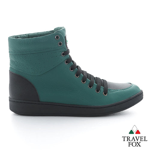 MEN'S 900 SERIES - TWO-TONE GREEN & BLACK NAPPA LEATHER