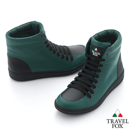 MEN'S 900 SERIES - TWO-TONE GREEN & BLACK NAPPA LEATHER
