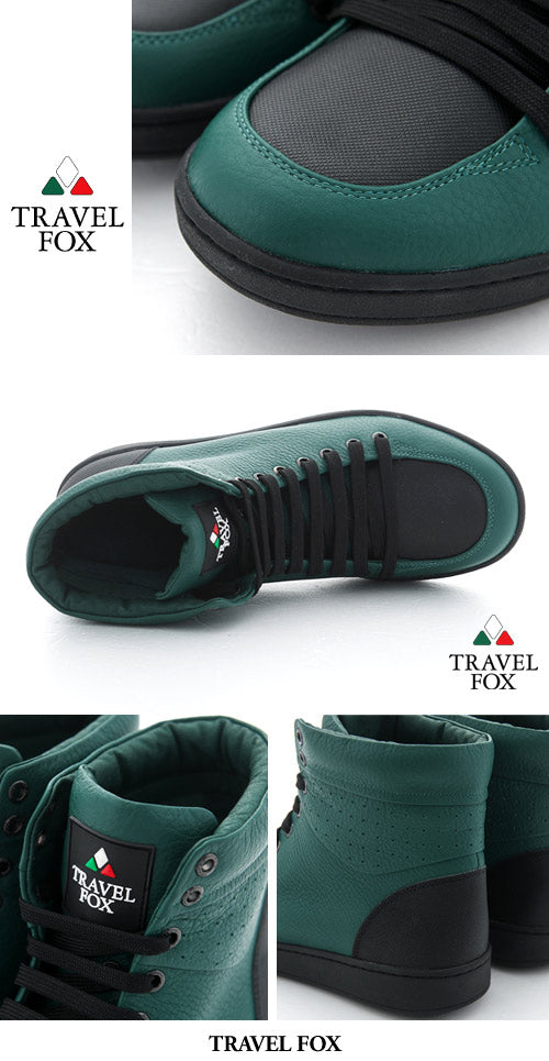 MEN'S 900 SERIES - TWO-TONE GREEN & BLACK NAPPA LEATHER