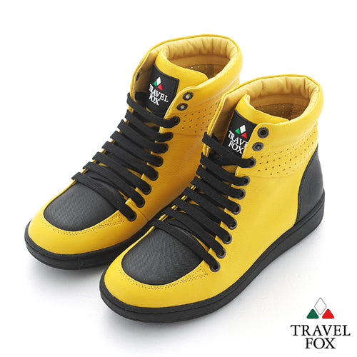 WOMEN'S 900 SERIES - TWO-TONE YELLOW & BLACK NAPPA LEATHER