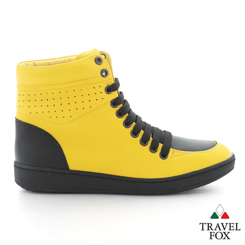 WOMEN'S 900 SERIES - TWO-TONE YELLOW & BLACK NAPPA LEATHER