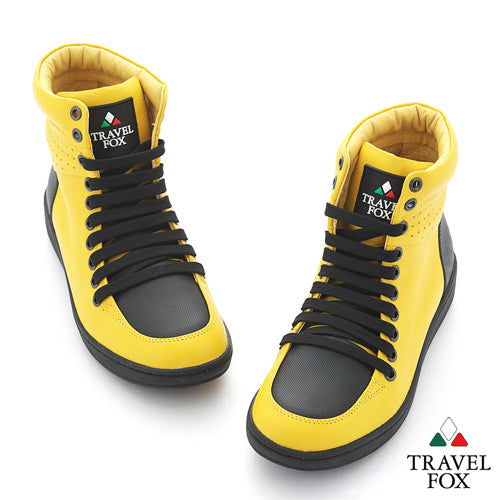WOMEN'S 900 SERIES - TWO-TONE YELLOW & BLACK NAPPA LEATHER