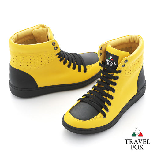 WOMEN'S 900 SERIES - TWO-TONE YELLOW & BLACK NAPPA LEATHER