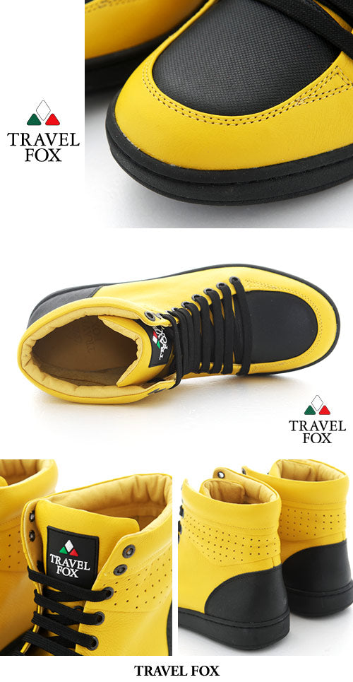 WOMEN'S 900 SERIES - TWO-TONE YELLOW & BLACK NAPPA LEATHER