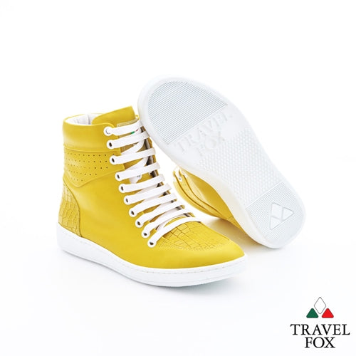 MEN'S 900 SERIES - EMBOSSED CROC PRINT YELLOW