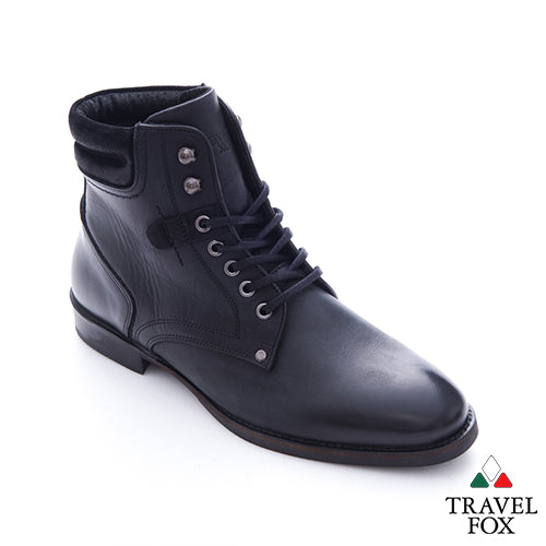 men's select lace-up dress boots - black men's select lace-up dress boots - black