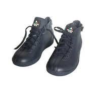 MEN'S 'MALIBU' NAPPA LEATHER MIDS w/BUCKLE - NAVY