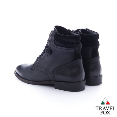 men's select lace-up dress boots - black