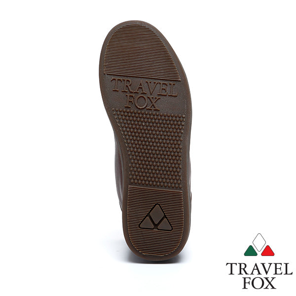 MEN'S 900 SERIES - EMBOSSED CROC PRINT DARK BROWN